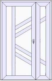 PVC porte e finestre termo isolante