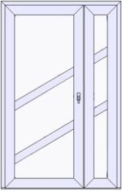 PVC porte e finestre termo isolante